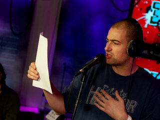 Lange Frans langs bij Giel