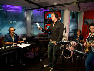 Veldhuis en Kemper bij Giel in de ochtend