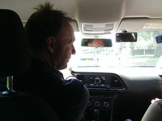 Rob Stenders deed opnieuw rijexamen