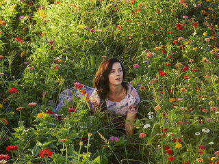 Katy Perry met Lenny Kravitz op Super Bowl