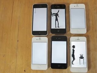 Videoclip op veertien schermen