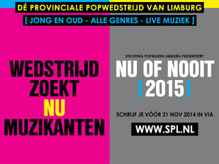 Geaf dich op veur Nu of Nooit 2015