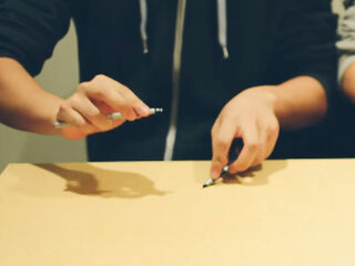 Beats maken met pennen en een lineaal