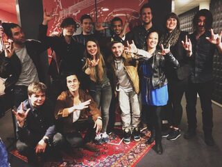 Barend en Wijnand maken uitzending voor doven