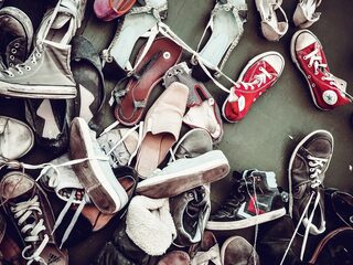 Een halve zool is Nooit Grappig