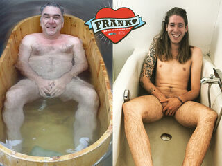 Poedelnaakte Frank stangt preutse Facebook