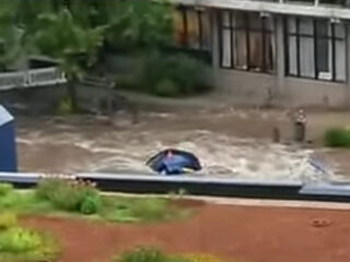 Barbara's bolide verdween onder water bij het VUmc