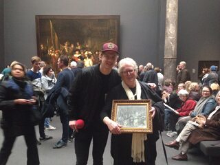 Sander nam de 71-jarige Thilly mee naar het Rijksmuseum