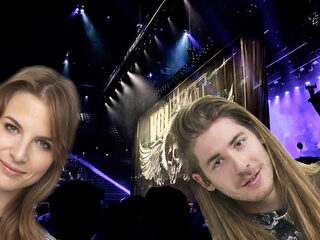 Frank ging met nieuwslezeres Dieuwke naar Volbeat