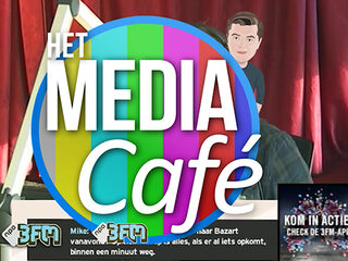 Een vreemde bezoeker in het Mediacafé