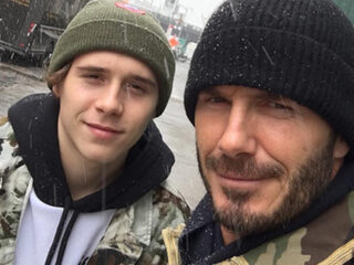 David Beckham als vader is #goals