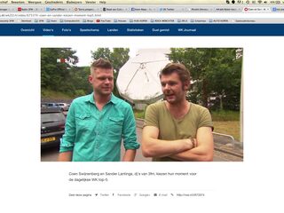 Coen en Sander in de WK Dag Top 5