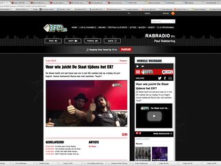 Voor wie juicht De Staat tijdens het EK?