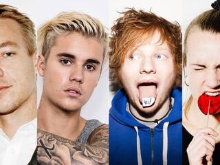 Justin Bieber, Ed Sheeran, MØ en Major Lazer in één track