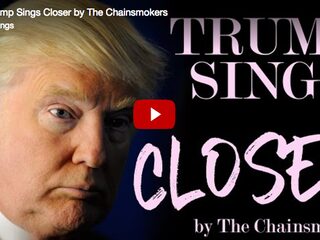Donald Trump zingt 'Closer' van The Chainsmokers