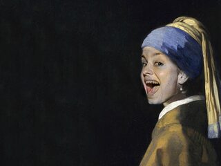 Is dat Eva Koreman in een échte Johannes Vermeer?