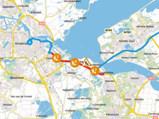 Spoorbrug Muiden zorgt voor reiszorgen Amsterdamse Lowlands-gangers