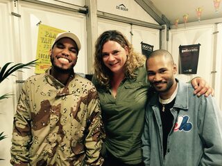 3FM-DJ Roosmarijn sprak Anderson .Paak en KAYTRANADA backstage