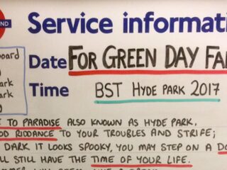 Cool: de Londense metro verrast concertbezoekers