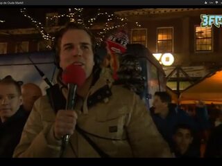 Ontbijtbrigade op de Oude Markt in Enschede