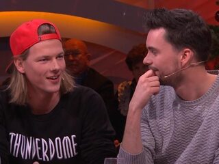 Domien en Sander verrast door eigen familie