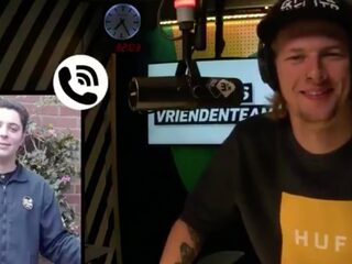 Martijn uit Sibculo is de vaste weerman van sanders vriendenteam