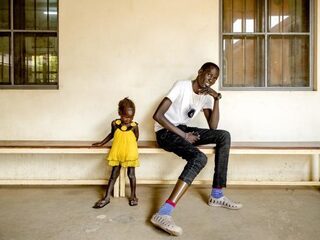 Gabriel (27) verloor zijn been tijdens de burgeroorlog in Zuid-Soedan