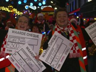 Rob en Jorien worden onthaald in Tilburg