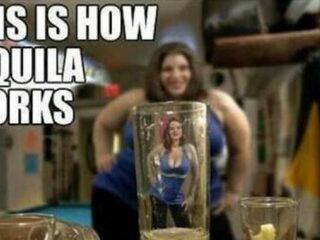 Paar extra kilo's? Drink tequila!