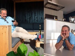 Deze makelaar besloot zichzelf op foto's te zetten om huizen te verkopen