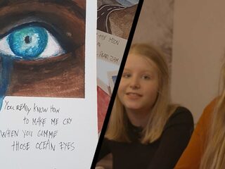 Lisette en Isis maken een bijzonder aandenken voor Nicol