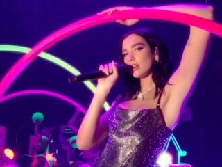 Glitterbom Dua Lipa laat je even alle zorgen vergeten
