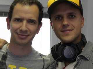 Milow kwam langs in de 3FM studio op Rock Werchter