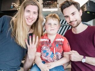 Tijn ontvangt zegen van de Paus