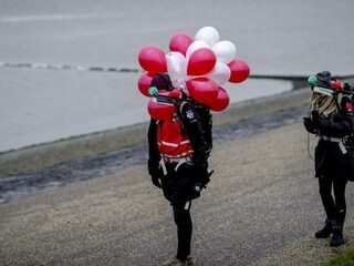 De 2e etappe van Eva en Sander over de Afsluitdijk