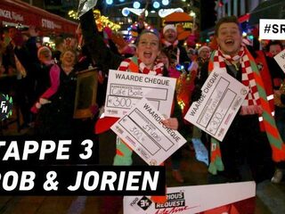 Rob en Jorien hadden het even zwaar op etappe 3