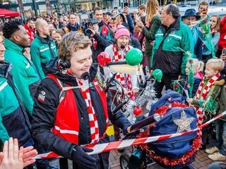 Kijk terug: aankomst 3FM-dj's in TivoliVredenburg in Utrecht