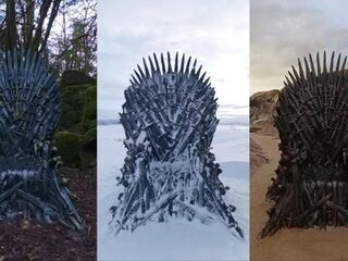 Dat wordt jagen: Game Of Thrones verstopt wereldwijd 6 echte tronen