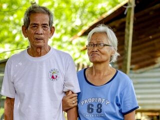 Ester en Cilrilo overleefden op wonderbaarlijke wijze tyfoon Haiyan