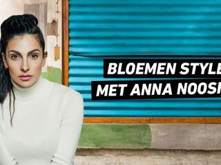Anna Nooshin haalt 1300 euro op voor 3FM Serious Request met bloemen stylen