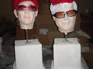 Standbeeld Giel en Opa Beelen