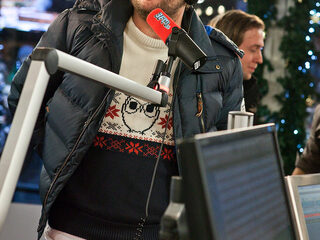 Bied op het skipak van Sander Lantinga