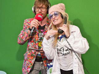 Sanne Hans bleef overnachten