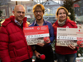 Vodafones telefooninzameling is goed voor € 150.068,-