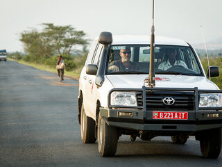 De Kanyosha rivier is een bron van besmetting