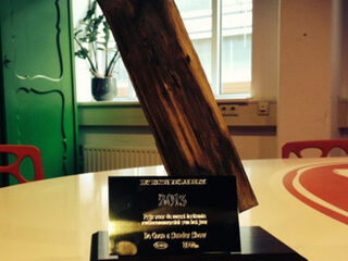 ProRail wint Houten Reclameblok 2013