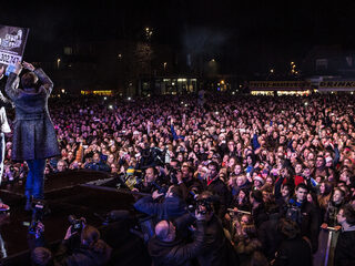 De eindshow vanuit de werkkamer van Wiebe