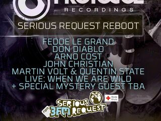 Don Diablo en Fedde Le Grand voor 3FM Serious Request naar het Patronaat in Haarlem