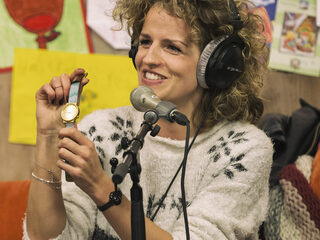 Carolien Borgers met Always Hardkoor! in het Glazen Huis