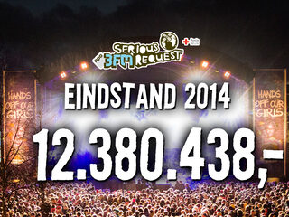 3FM Serious Request 2014 eindstand: 12.380.438,- euro